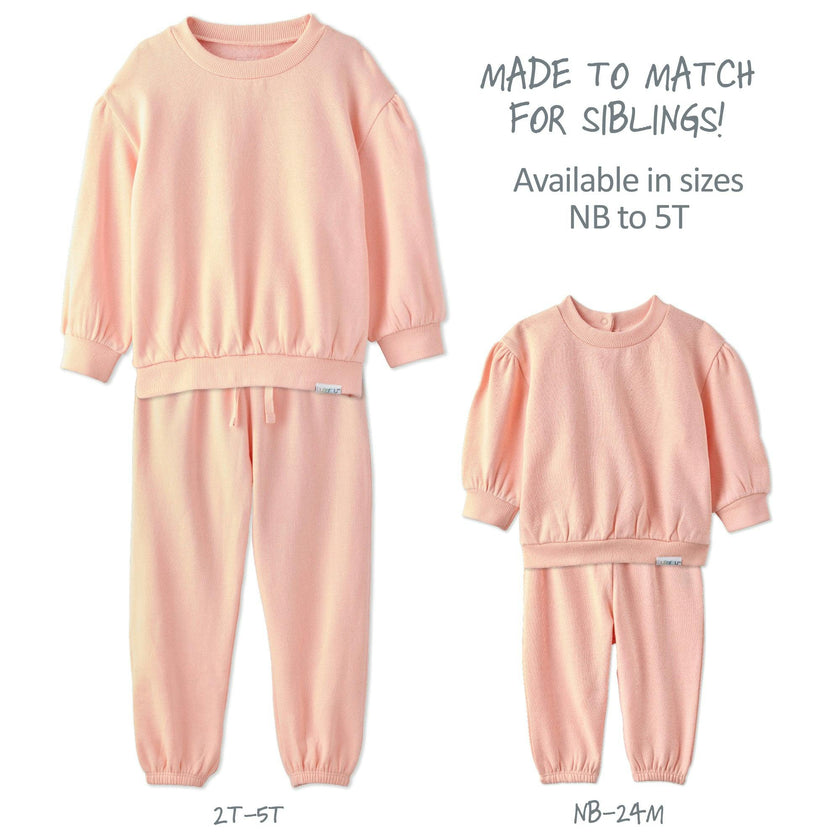 CARI 6-Piece Puff Sleeve Sweatsuit