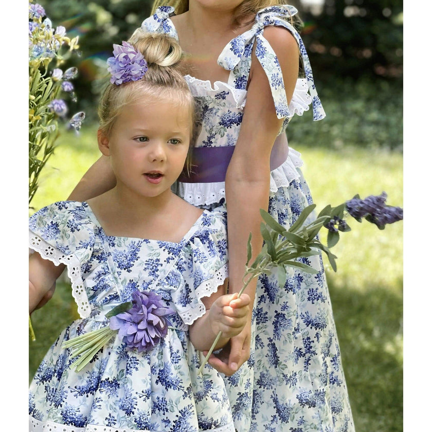 Lilac Meadow Dress, Florals
