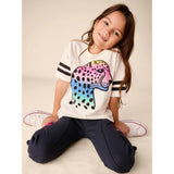 Jaguar Sporty Graphic Tee, White