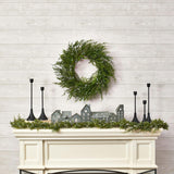 Seeding Winter Juniper Berry Greenery Classic Christmas Garland Holiday Table Runner