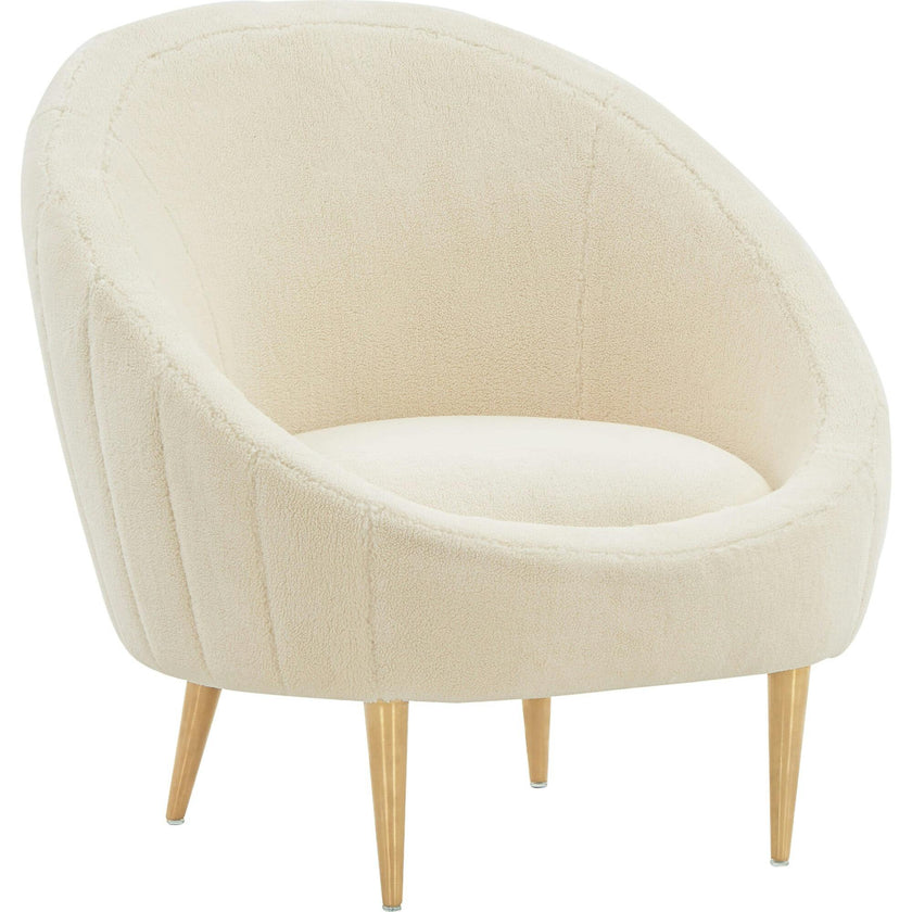 Razia Channel Tufted Tub Chair