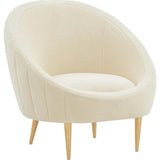 Razia Channel Tufted Tub Chair