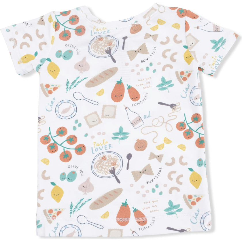 Pasta Lovers - Short Sleeve Loungewear Set