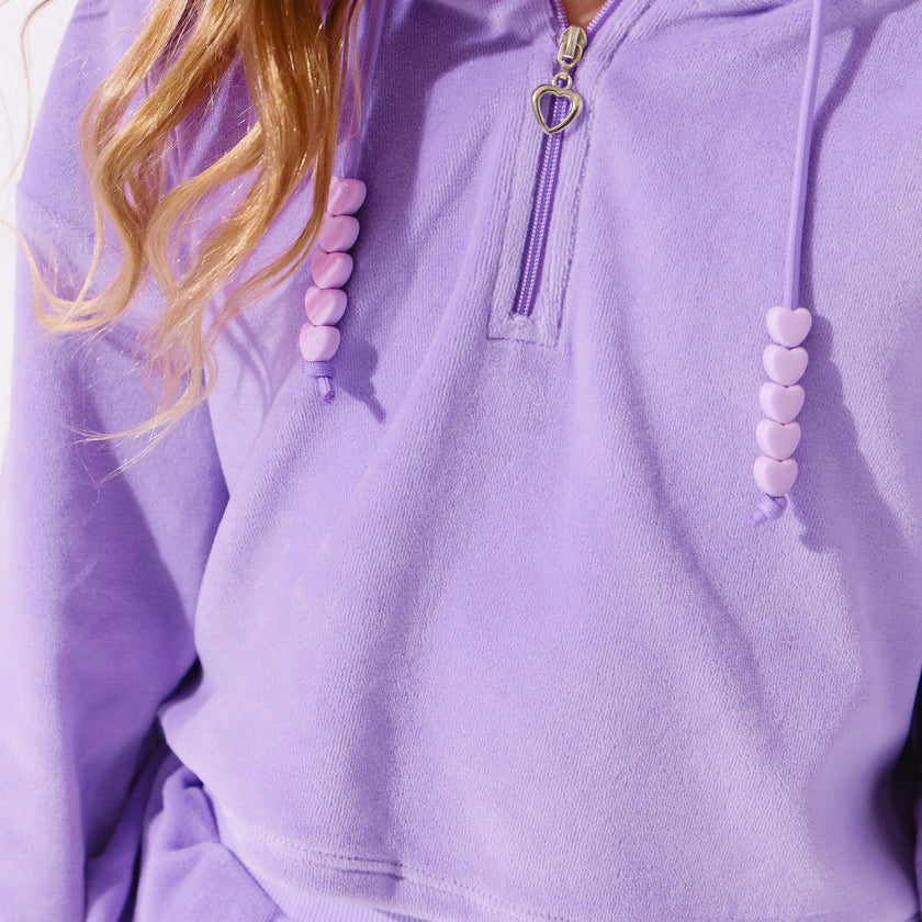 Happy Velour Set Hot Pink