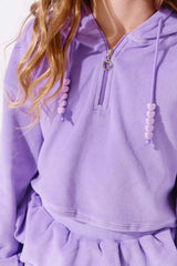 Happy Velour Set Hot Pink