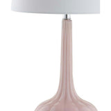Bette 28.5" Glass Teardrop LED Table Lamp Set 2