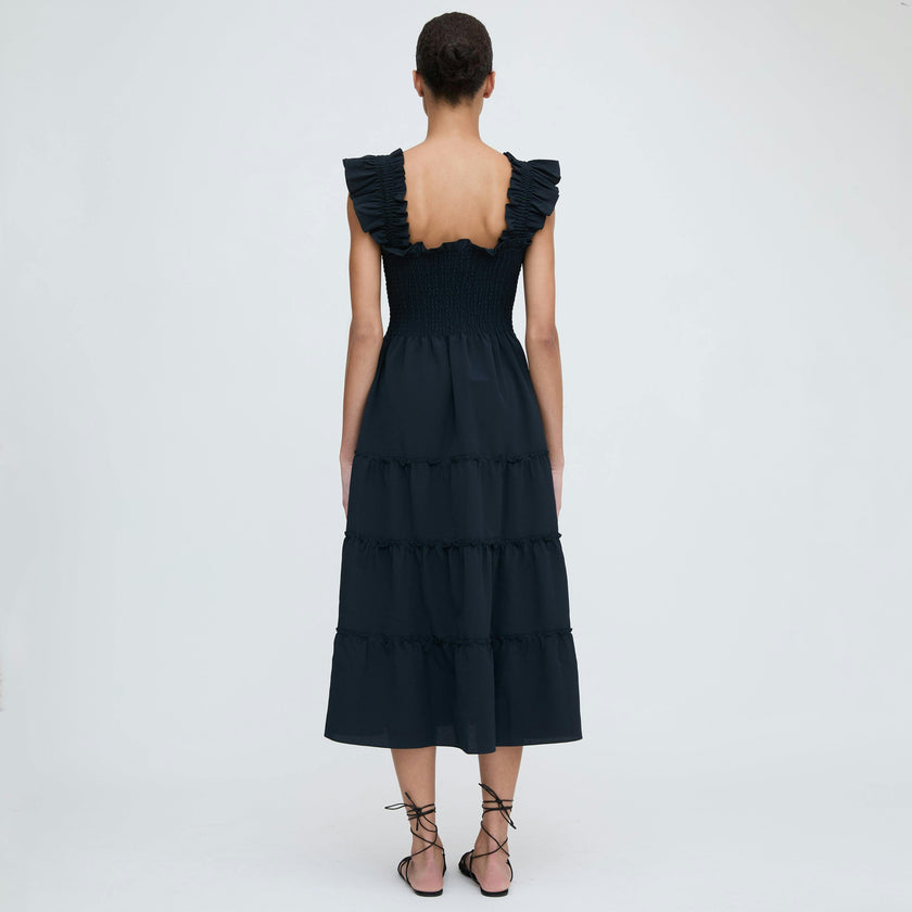 The Ellie Nap Dress - Black Crepe