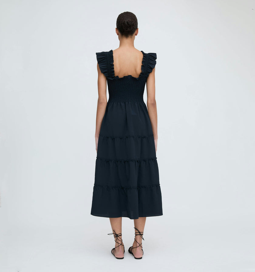 The Ellie Nap Dress - Black Crepe