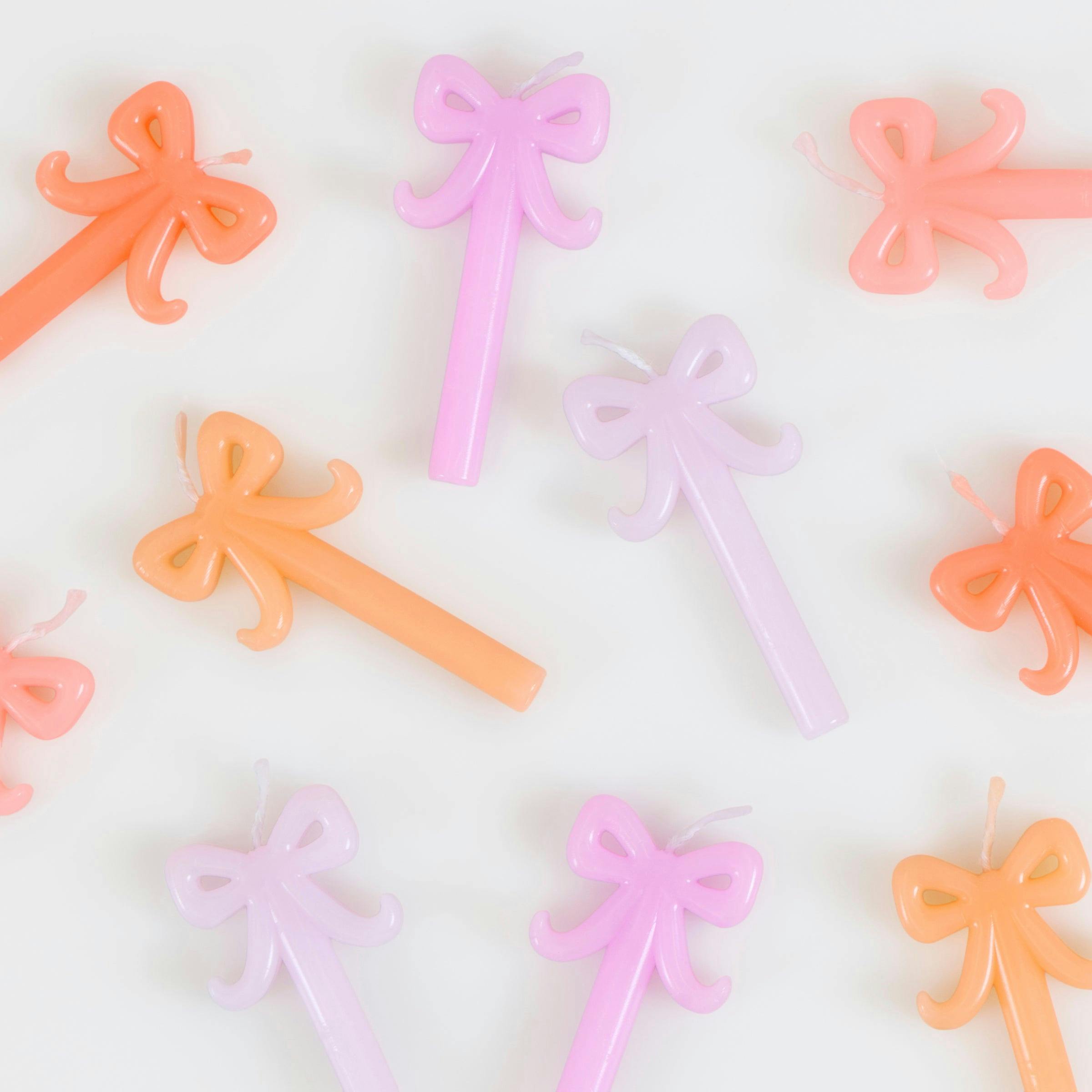 Mini Bow Candles