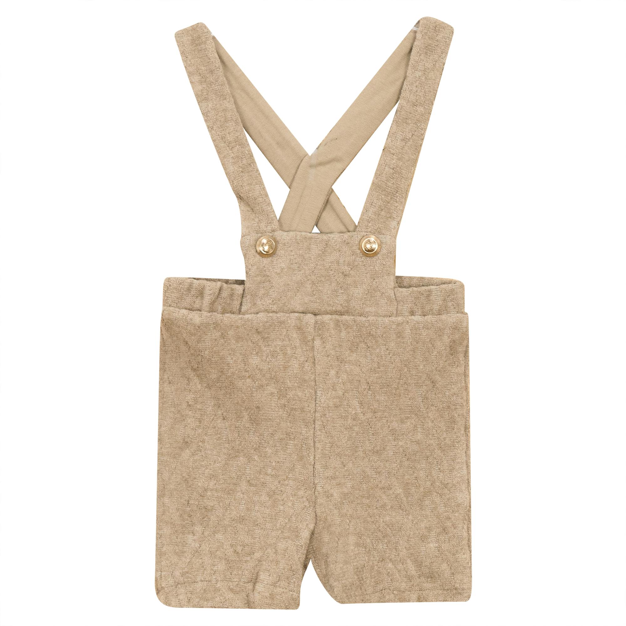 Textured Knit Overall