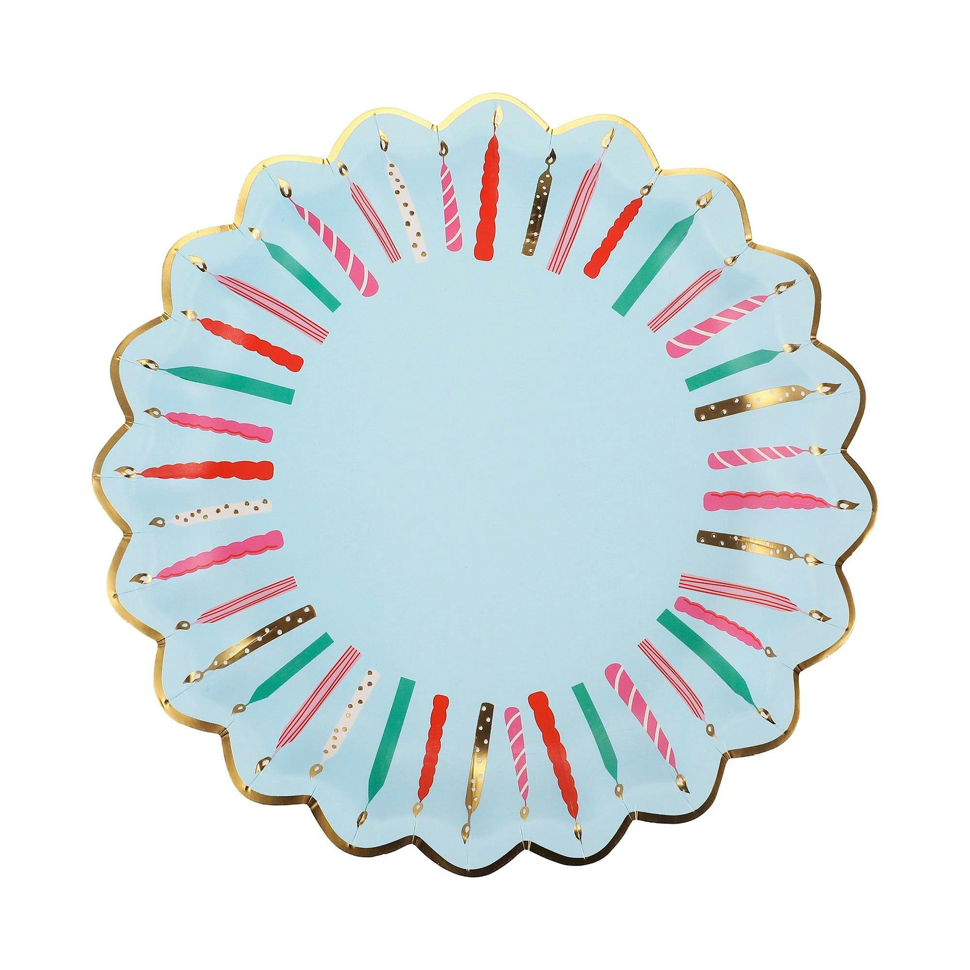 Birthday Candles Dessert Plates (10 count)