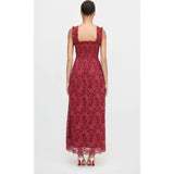 The Rosetta Nap Dress - Claret Lace