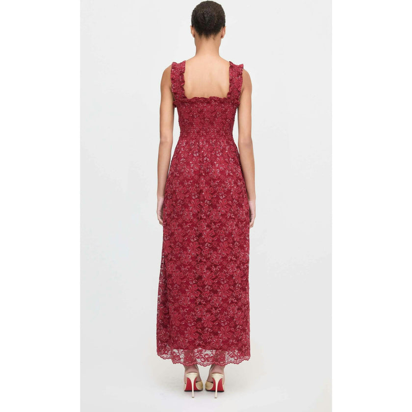 The Rosetta Nap Dress - Claret Lace