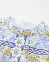 Yoselin Embroidered Mini Dress