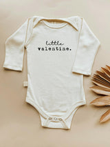 Little Valentine Organic Baby Bodysuit Long Sleeve
