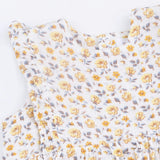 Yellow Country Roses - Ruffle Bubble Dress