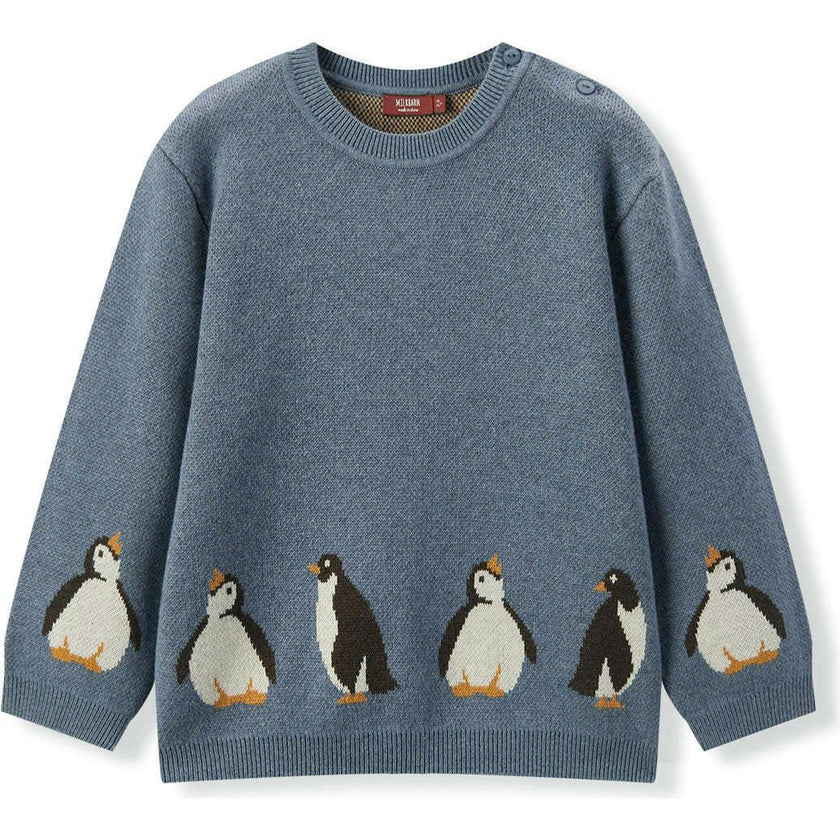 Family Knitted Birdseye Jacquard Sweater