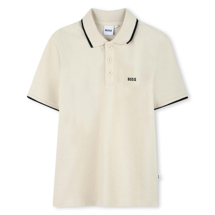 Ivory Short Sleeve Polo Shirt