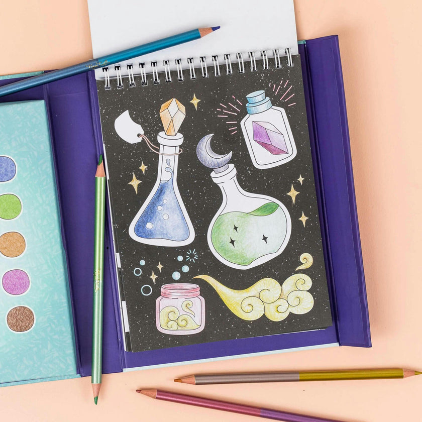 Tribe: Pencil Art - Metallic Blend & Shade Drawing Activity Set