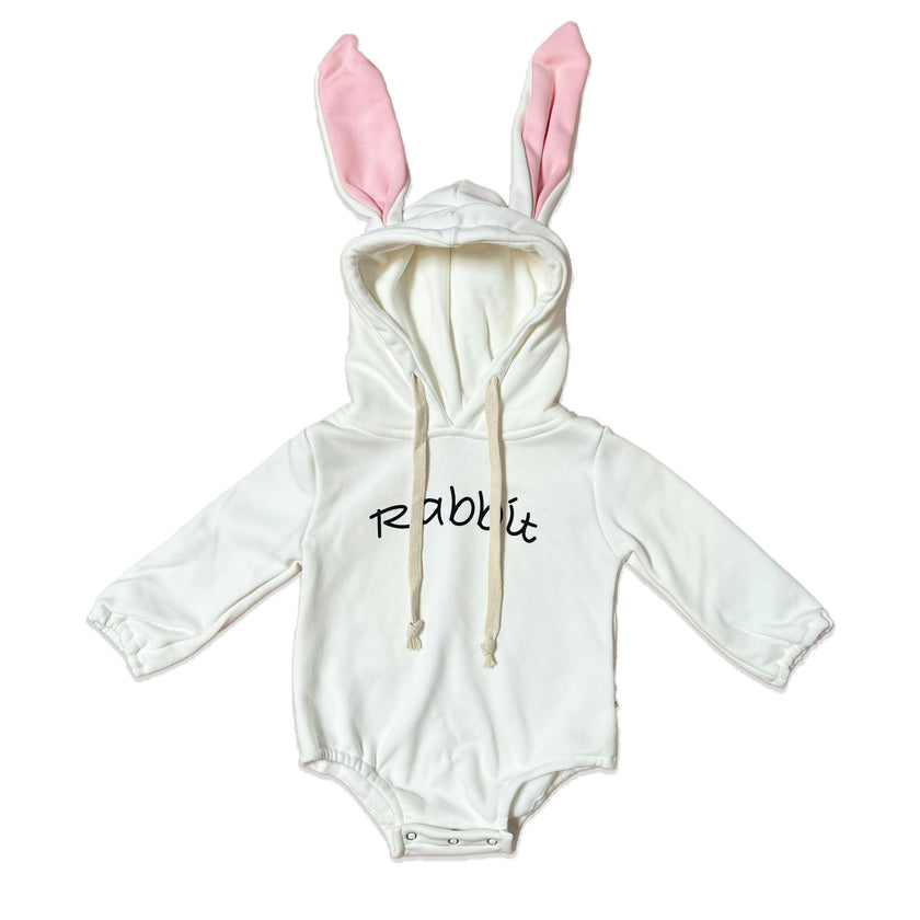 Jr Star Ivory Bunny Infant Onesie