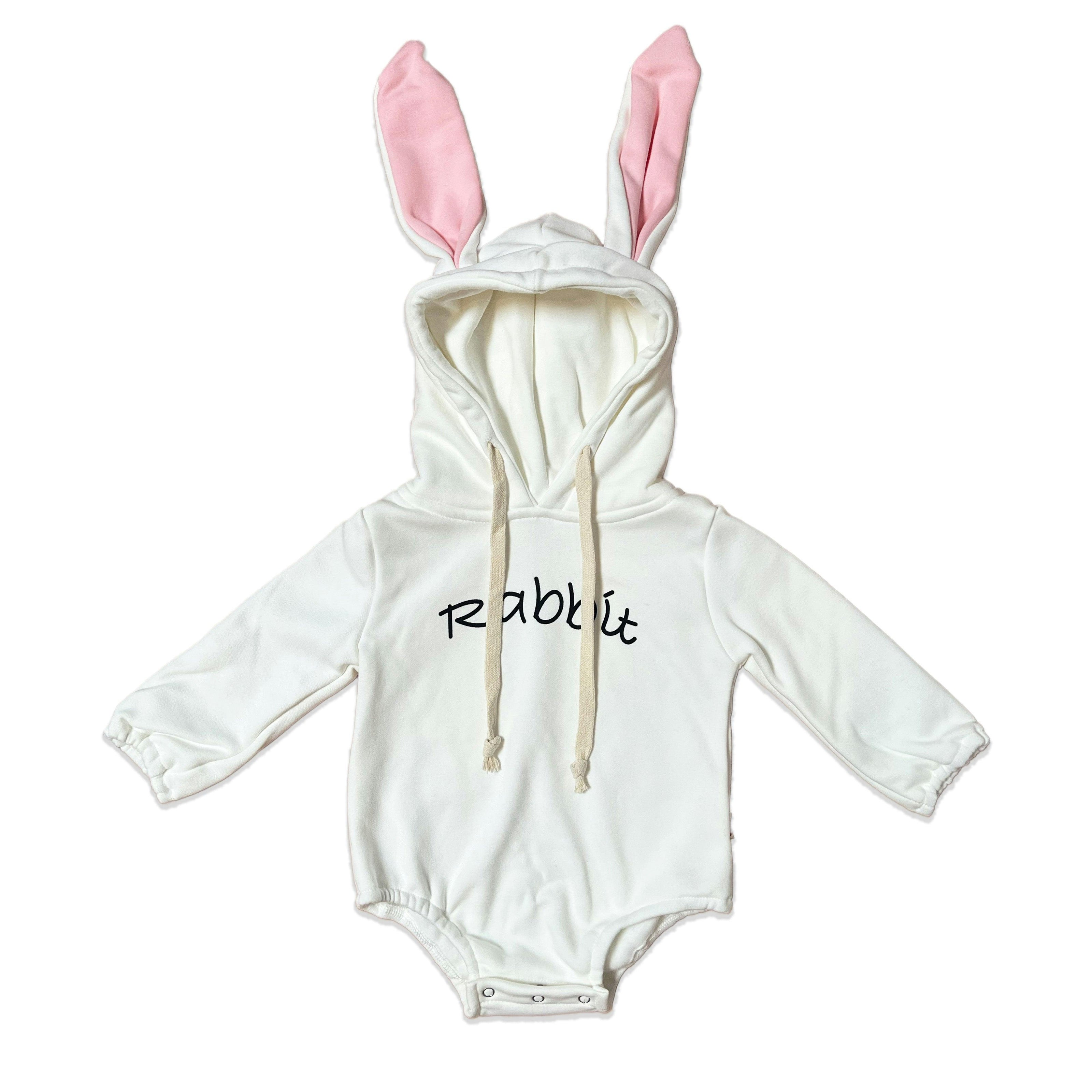 Jr Star Baby Ivory Bunny Onesie