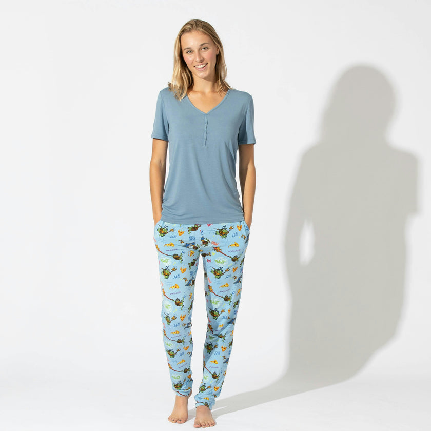 Teenage Mutant Ninja Turtles: Mutant Mayhem Movie Bamboo Women's Pajama Set