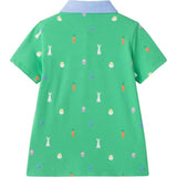 Boys Knit Polo & Short Set | Bunny Toss