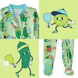 CRUZ Snug-fit Footed Baby Boys Pajamas