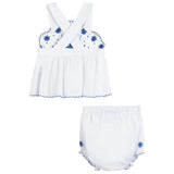 TARTINE ET CHOCOLAT Santorini Embroidered Baby Set