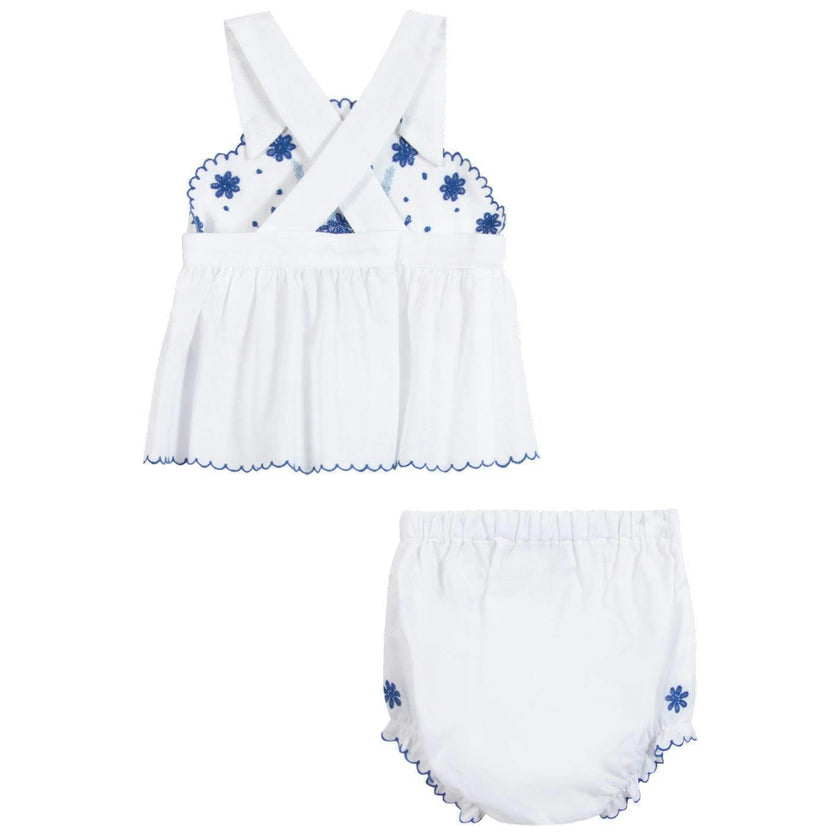 TARTINE ET CHOCOLAT Santorini Embroidered Baby Set