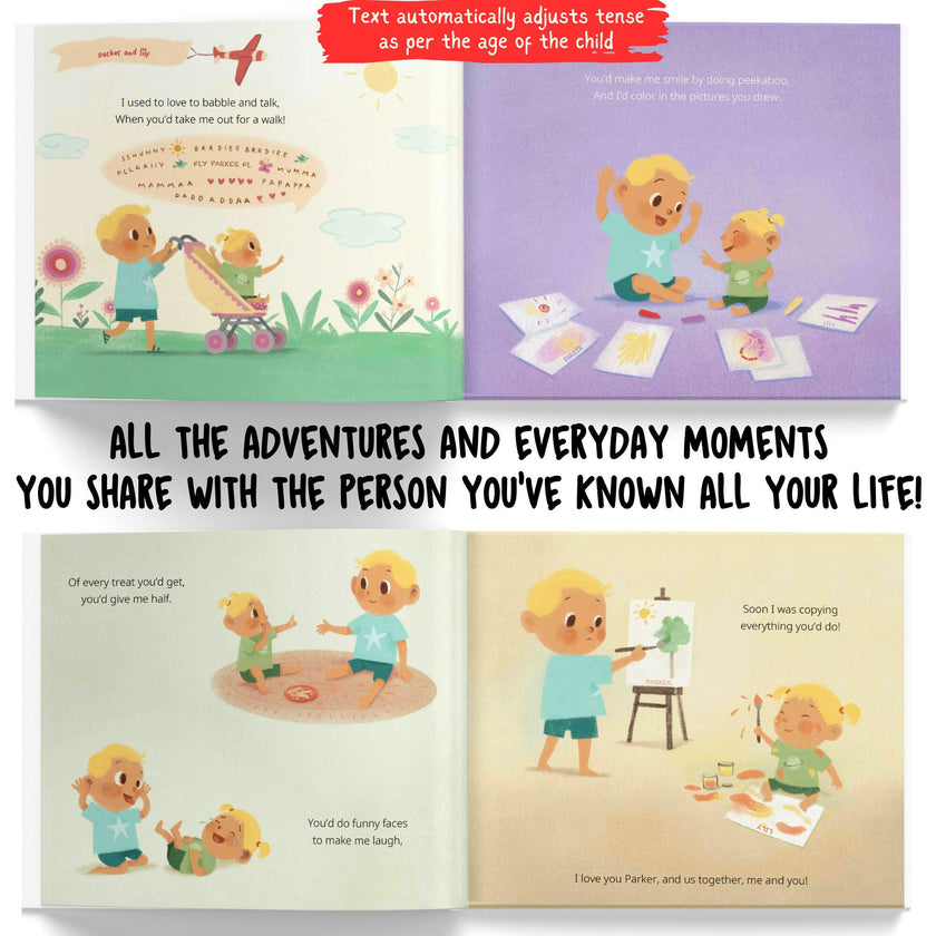 Me and My Older Sibling: Besties Forever! (Personalized Book from a Younger to an Older Sibling)