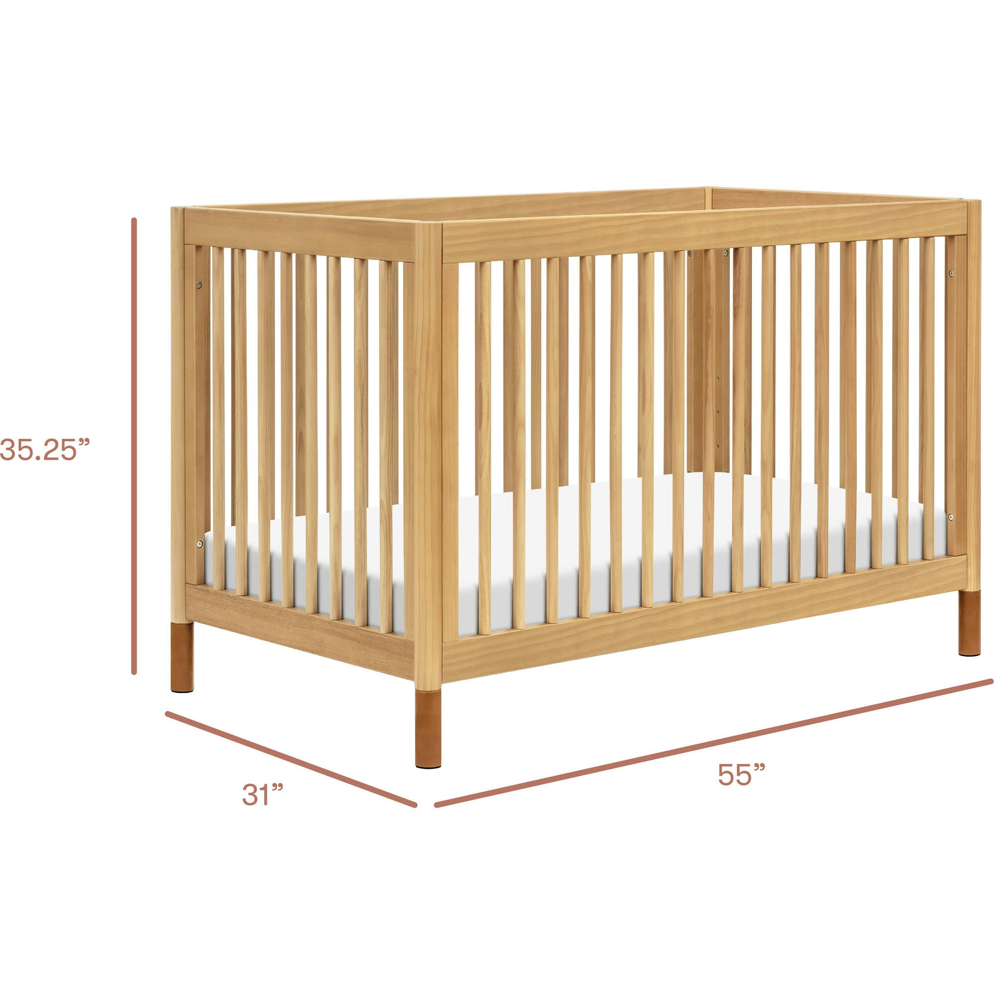 Gelato 4-in-1 Convertible Crib With Toddler Bed Conversion Kit