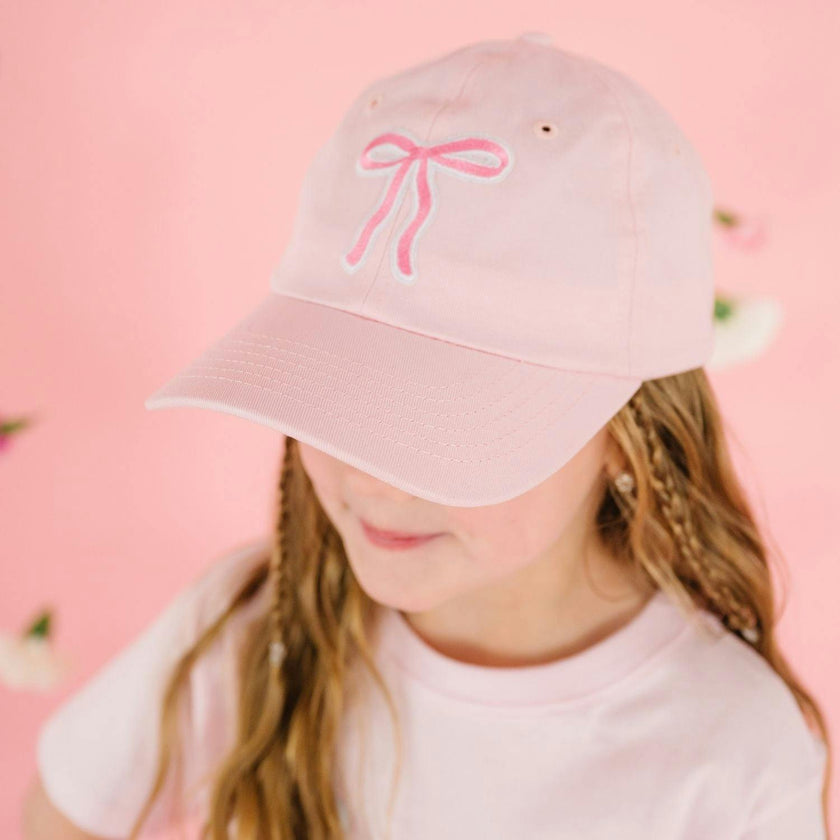 Coquette Bow Patch Baseball Hat - Ballet