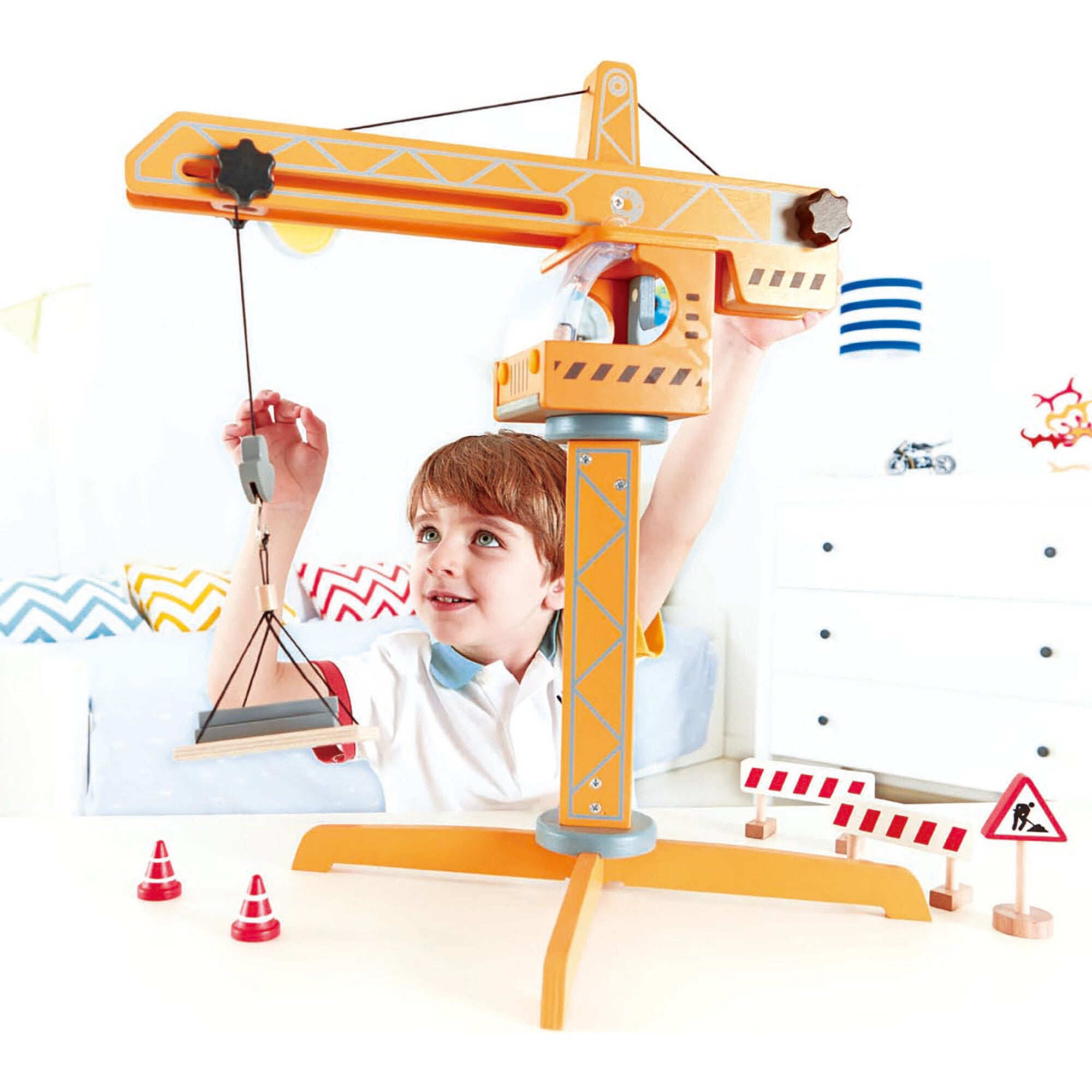 Playscapes Lift Construction Playset in Yellow
