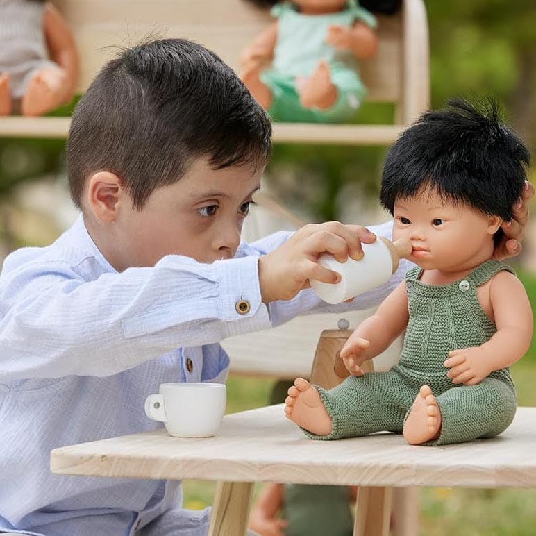 Wooden Feeding Set Doll Accessory Play Set