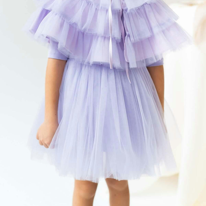 Purple Bloom Dress Set