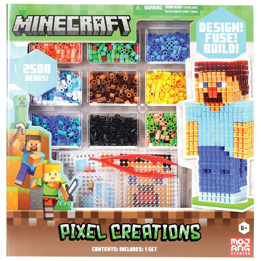 3D Pixel Creations: Minecraft - 2500 Beads