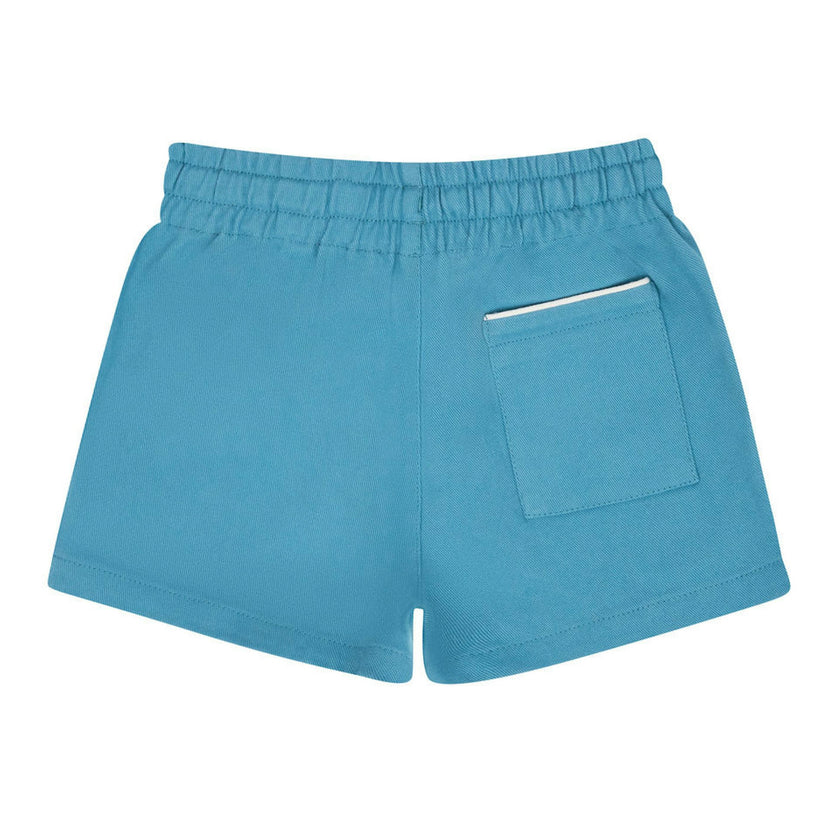 boys cerulean blue ultra-soft twill shorts