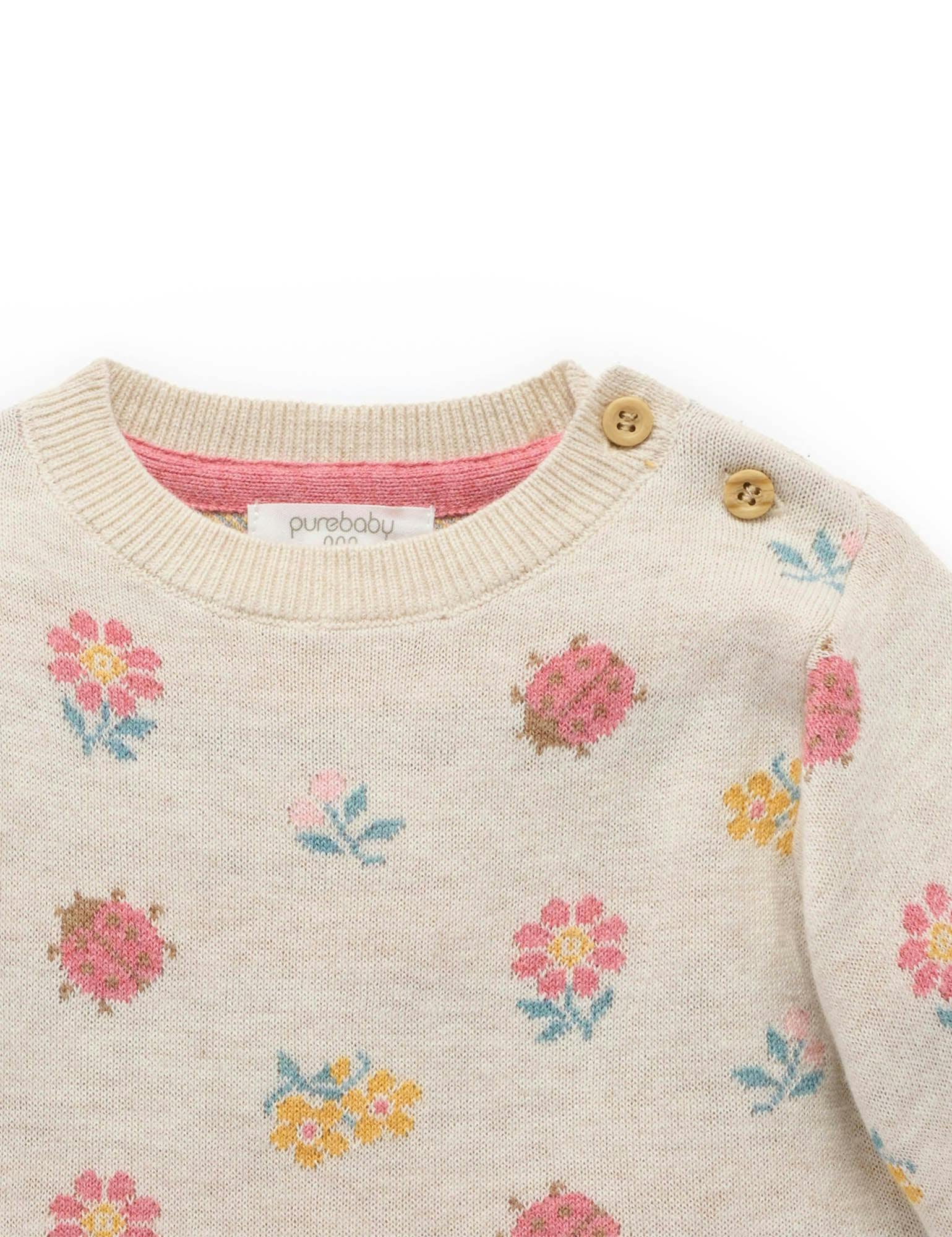 Ladybird Jumper Ladybird Jacquard