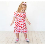 Strawberry Fields Twirl Dress, Pink
