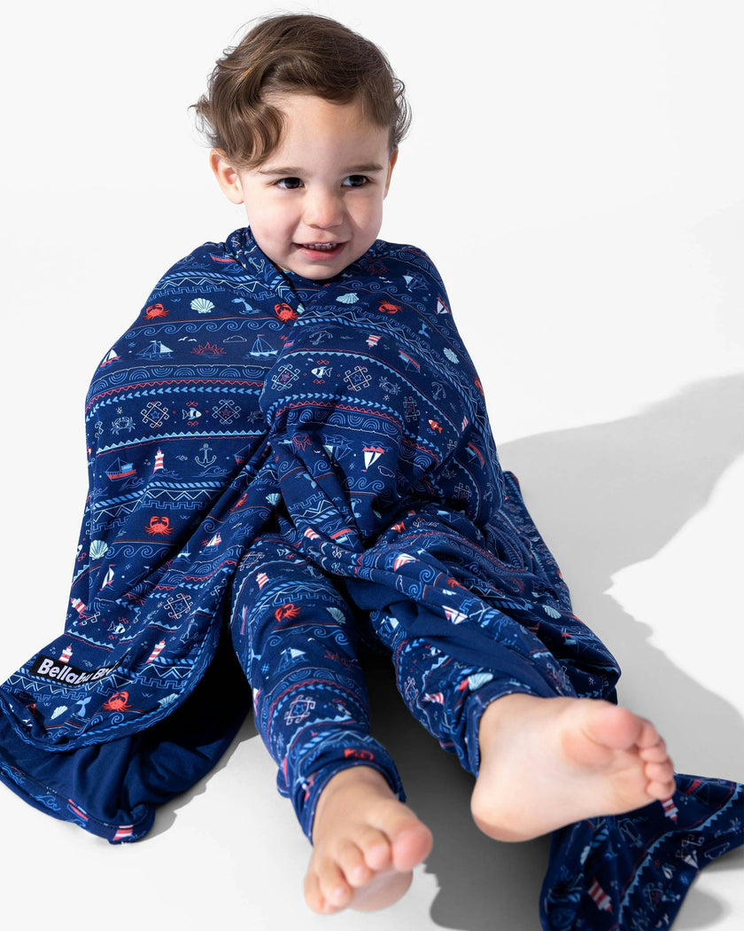 Sail Away Fair Isle Bamboo Blanket