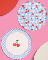 Cherry Plates - 24 paper plates