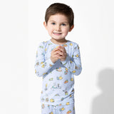 Easter Blue Bamboo Kids Pajamas