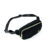 Fuzzy Belt Bag with Heart for Kids
