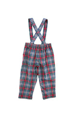 Plaid Pant With Removable Suspenders