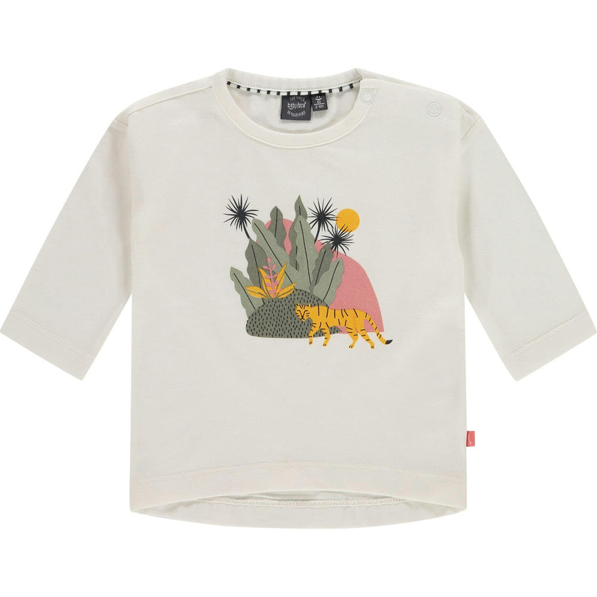 Sunset Jungle Graphic Long Sleeve T-Shirt