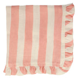 Stripe Ruffle Fabric Napkins