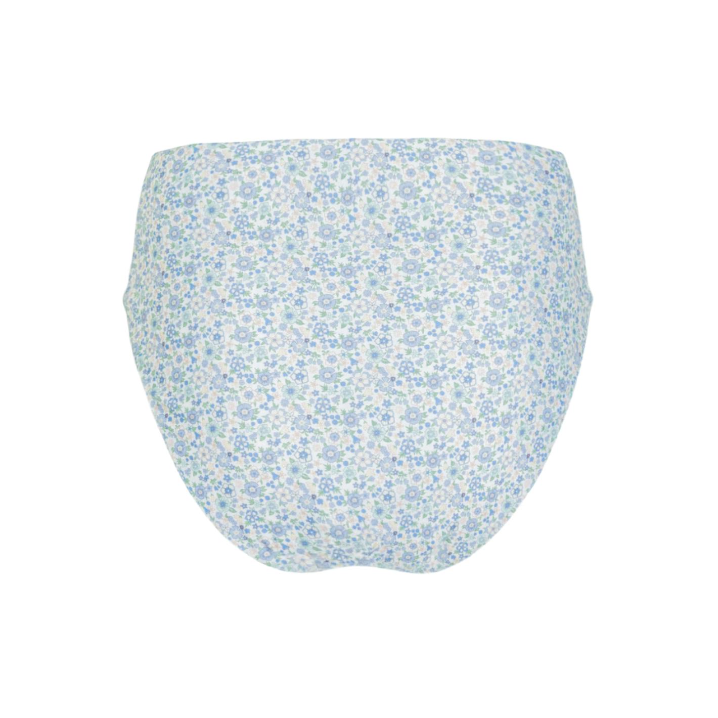 women's slate floral high waist bikini bottom