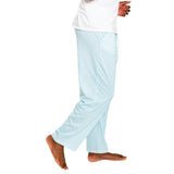 Men's Sky Blue Jersey PJ Pants - Organic Stretch Cotton