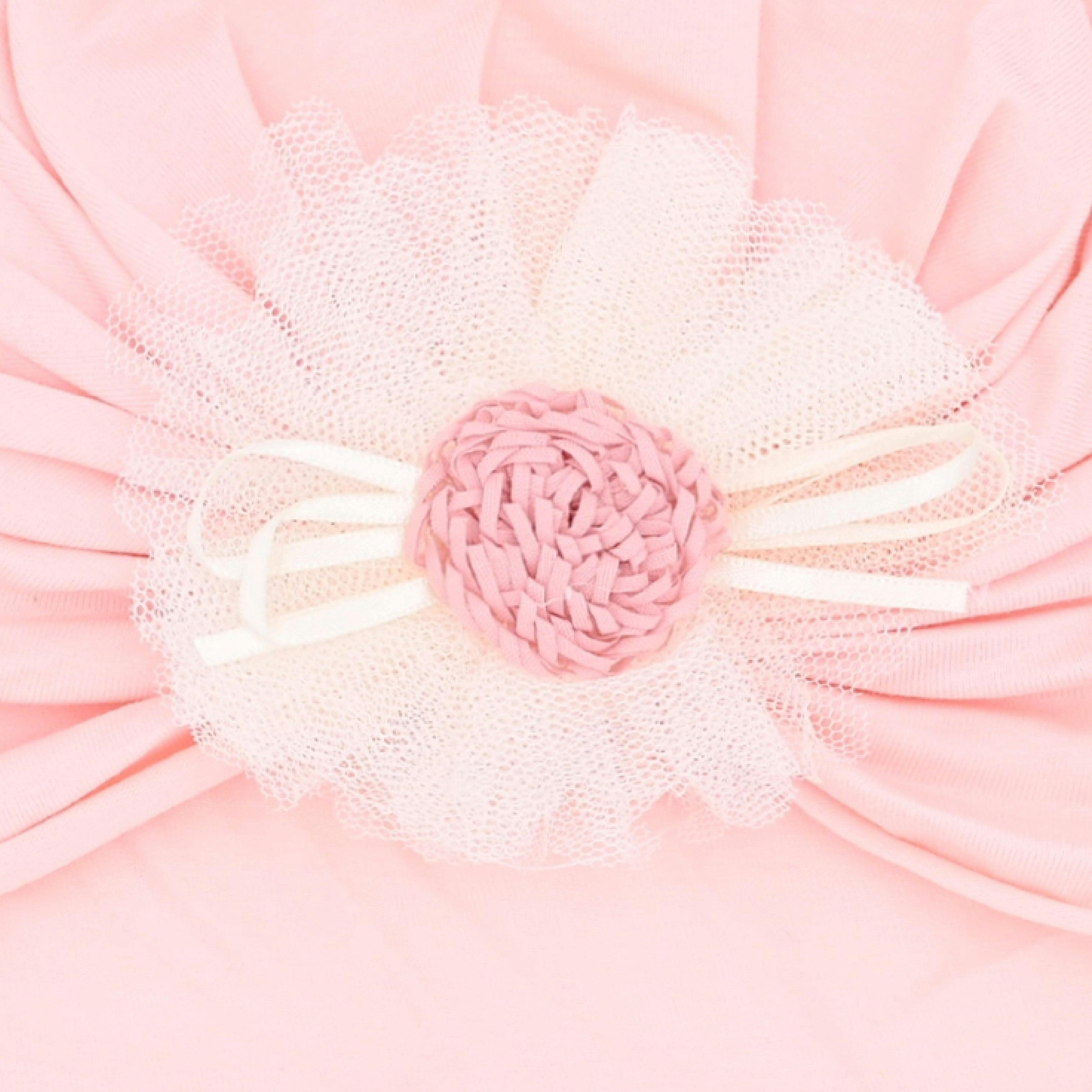 Floral Turban Hat & Sock Set